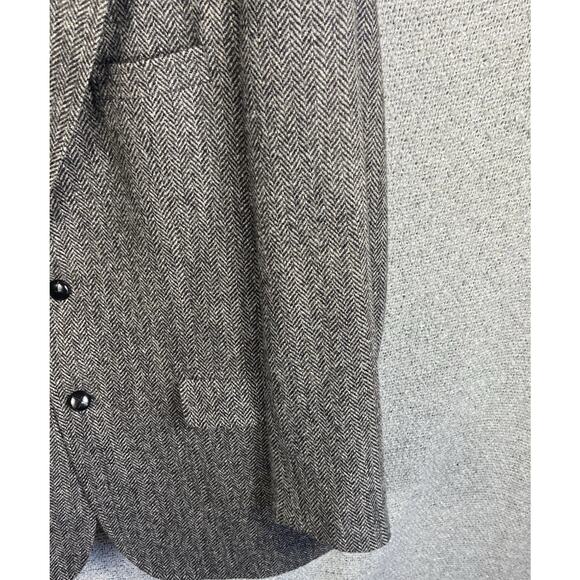 Harris Tweed Jacket Blazer Mens 43R Jos A Bank Quiet Luxury Old Money Heritage - Picture 10 of 16